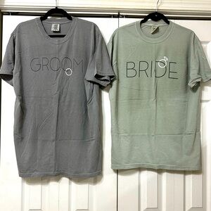 Bride + Groom Comfort Colors T-Shirts
